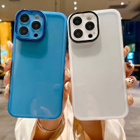 เคสโทรศัพท์ IPhone15 Pro Max iPhone 15 Plus iPhone 14 13 12 11 Pro 2023ใหม่พร้อมเคสฟิล์มติดไฟรถเลนส์กล้องถ่ายรูปปลอกอ่อนซิลิโคนเคสโทรศัพท์ iPhone 15 Pro