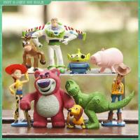 9pcs a set NEW Toy Story Figures Collect Dolls / Cake Toppers Surprise Gift For Kids