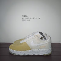 รองเท้าผ้าใบ รองเท้ามือสอง SIZE 40.5 / 25.5 cm (A111) AF1 air force 1