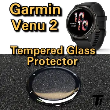 Imak Full Coverage Garmin Venu 2 Plus Screen Protector - Black