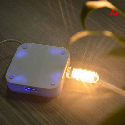 baoda แบบพกพา mini LED Night Light camping อุปกรณ์ USB Power 3 LED Light chips Lamp