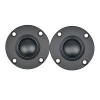 2 Pieces 6 Ohm 30W Speaker Unit Black Silk Film High-Pitched Speaker Soft Dome Tweeter Speaker Unit 1600-20KHz for Home