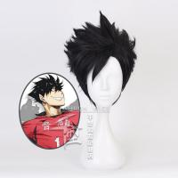 (วิกผมคอสเพลย์) อะนิเมะไฮคิว!! Kuroo Tetsurou วิกผมคอสเพลย์ผมสั้นสีดำทนความร้อนได้ผมสั้นอุปกรณ์ประกอบฉากอุปกรณ์งานปาร์ตี้ฮาโลวีน