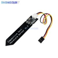 Analog Capacitive Soil Moisture Sensor V1.2 3.3 5.5V Corrosion Resistant With Gravity 3-Pin Interface for Arduino Raspberry