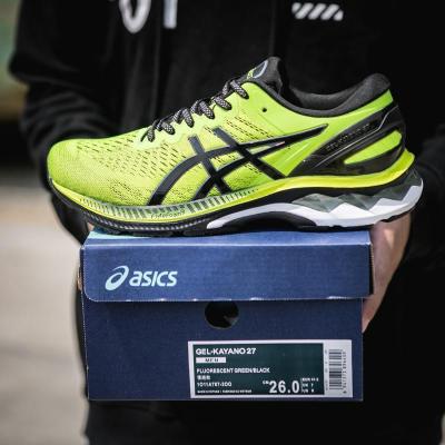 2023 Asics รองเท้ากีฬาสำหรับทั้งหญิงและชายเจล-KAYANO27รองเท้าวิ่งรองเท้าวิ่ง K27มาราธอนมีเสถียรภาพ