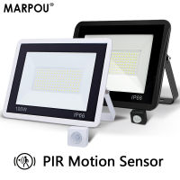 Led Flood Light PIR Motion Sensor Cold White IP66 220V Foco Led Exterior Projector Spotlight Outdoor Lighting Street Wall Lamps