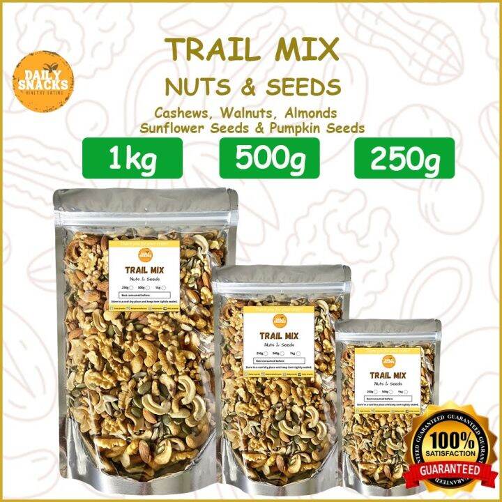 TRAIL MIX Nuts and Seeds 250g 500g 1kg Lazada PH