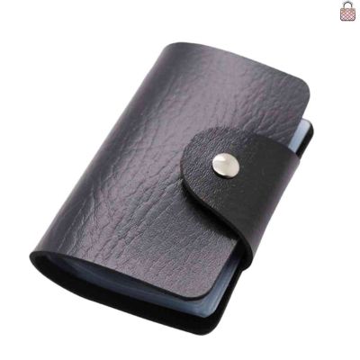 Solid Color Daily 12 Slots Card Holder Wallet Unisex Business Cards Bags