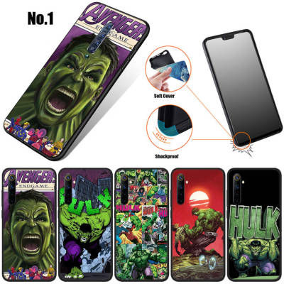 47GNN Hulk Marvel อ่อนนุ่ม High Quality ซิลิโคน TPU Phone เคสโทรศัพท์ ปก หรับ Realme XT X2 A5 2 3 5 5S 5i 6 6i 7 7i 8 8S 8i 9 9i Pro Plus X Lite