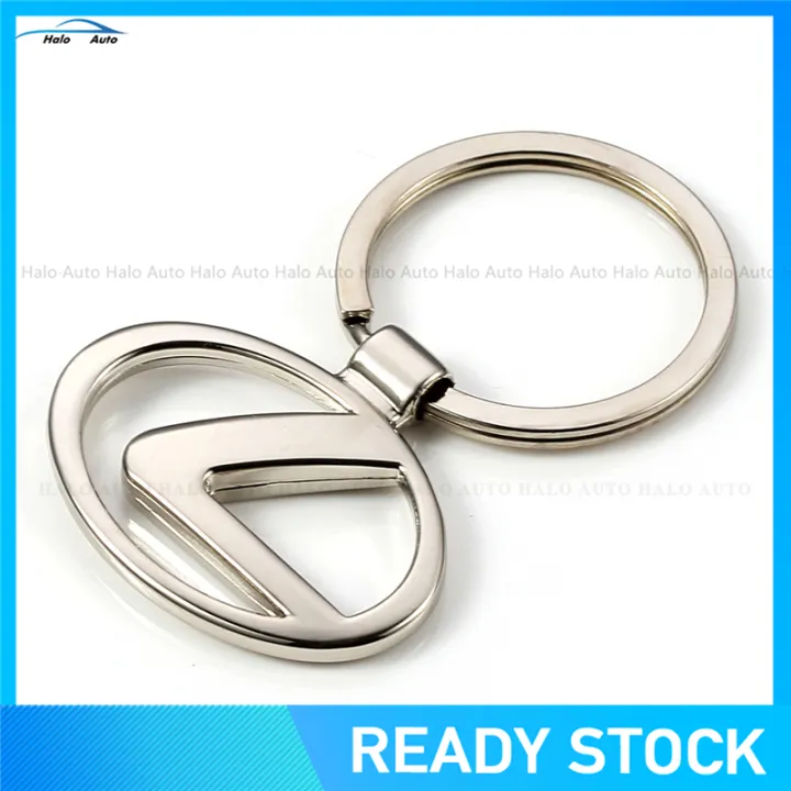 【Ready Stock】Car Logo Keychain Stainless Steel Metal Keychain for LEXUS