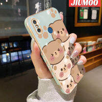 JIUMOO เคสสำหรับ Xiaomi MI 8เคสนิ่มกันกระแทกกล้องฝาปิดเลนส์เต็มรูปแบบเคสมือถือดีไซน์ใหม่ขอบสี่เหลี่ยมใบหน้าบางๆ