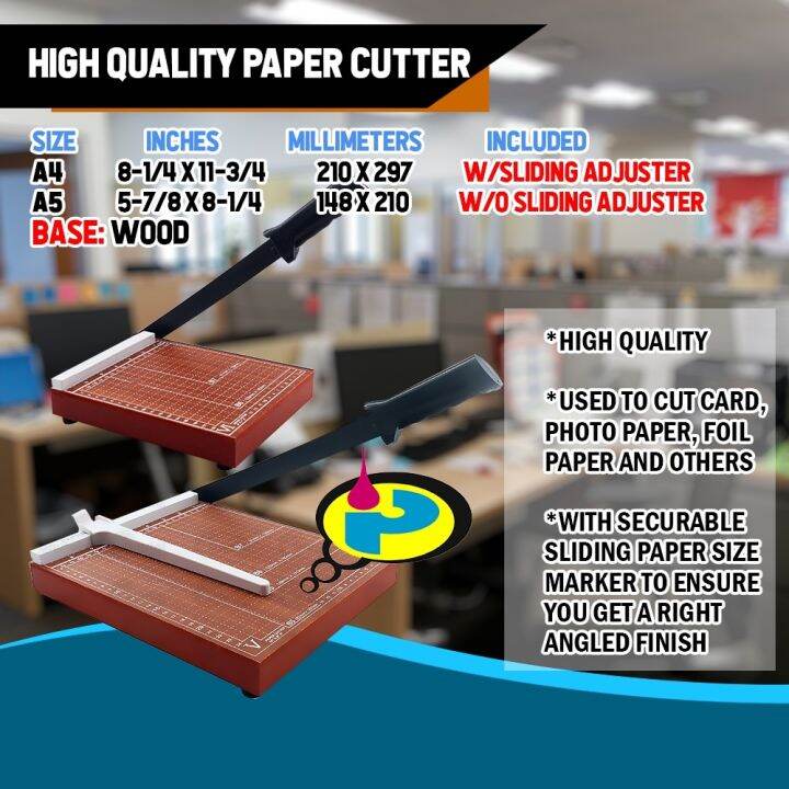 COD A5 A4 Size Paper Cutter Machine Base Heavy Duty Lazada PH