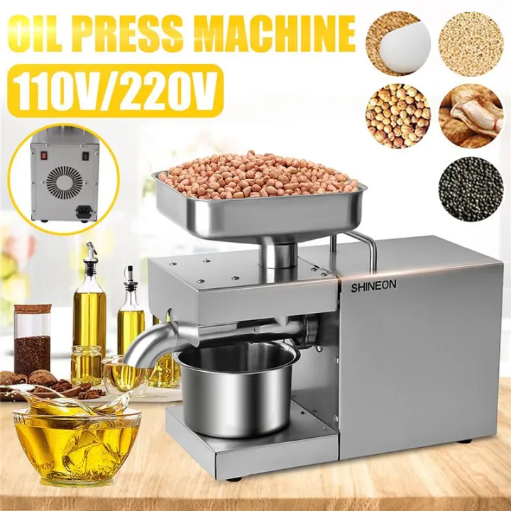 MX9 Automatic Oil Press Machine Stainless Steel 304 Presser Cold Hot