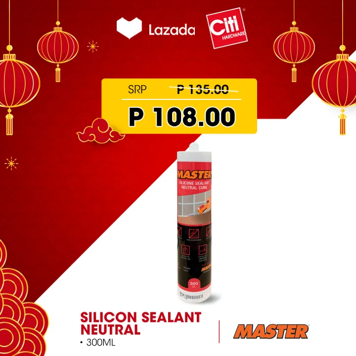 Master Silicone Sealant Neutral 300ml Lazada PH