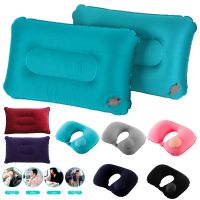 ❆ Inflatable Neck Pillow Hiking Beach Car Plane Air Pillows Portable Outdoor Camping Tent Travel Sleep Pillow Cervical Cushion