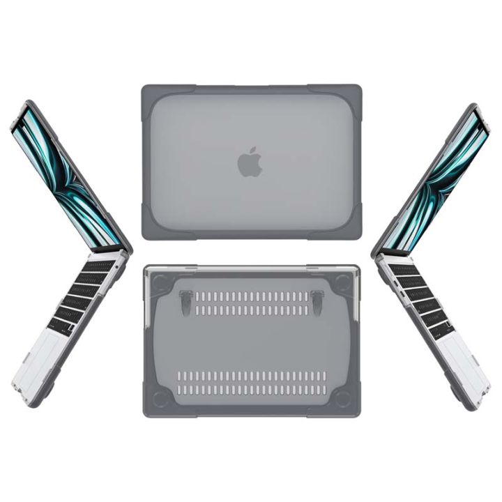 anti-fall-สำหรับ2022-macbook-air-m2-13-6นิ้วกันกระแทก-macbookair-13-6-a2681เคสป้องกัน-stand-holder