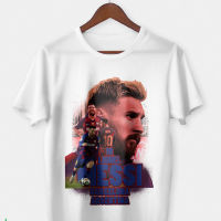 【HOT】 เสื้อยืด Lionel Messi Bootleg Tshirt ฟุตบอล FC ลีโอเนล เมสซี่ CMYK Football Soccer Barcelona