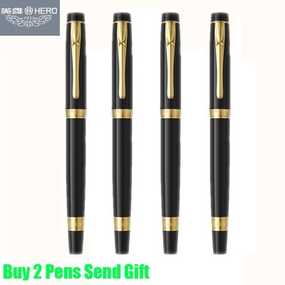 Hot Selling Hero 3802 Luxury Metal Roller Ballpoint Pen Office Executive Business Men Gift Writing Pen Buy 2 Send Gift Pens
