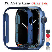 Matte กรอบนาฬิกาสำหรับ Apple นาฬิกา Series 8 7 6 5 4 3 41มม.45มม.กันชนป้องกัน Scratch Ultra 49มมปกป้องหน้าจอสำหรับ I Watch Series 41มม.42มม.38มม.40มม.44มม.