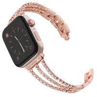 Bling Bands for Apple Watch Strap 38 40 41mm 42 44 45 49mm Rhinestone Metal Bracelet for iWatch Series Ultra 8 7 SE2 6 SE 5 4 3