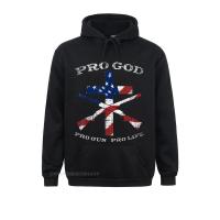 Sudadera con capucha de manga larga para hombre, prenda deportiva con diseño de Cruz de la vida de pistola, bandera americana, patriótica, regalo, 2021 de descuento