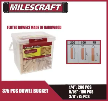 Dowel Pins 3/8 - 30 pcs. - Milescraft