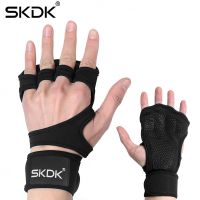 [COD] factory direct selling cloth sports fitness palm wrist silicone non-slip hand protection cross-border