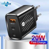 ร้อน hanoe413 - / Eu/us ปลั๊ก USB Charger 5V2A Power Adapter PD Type C ชาร์จโทรศัพท์แบบพกพา Wall Quick Charge 3.0สำหรับ iPhone 13Pro Huawei Xiaomi