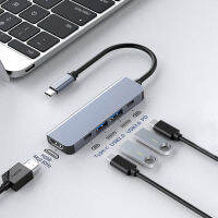 USB ซีฮับ Type-C ไปยังหัวแปลงสัญญาณ HDMI 4K 30Hz แท่น USB-C Pd100w ตัวแยก3.1สำหรับโปร USB 3.0ฮับ