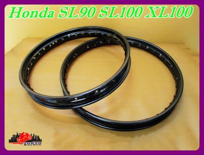 HONDA SL90 SL100 XL100 "BLACK" STEEL WHEEL RIM 19"  size 19x1.40 (1 PC.)  // วงล้อเหล็ก "สีดำ" ขอบ19 (1 วง) สินค้าคุณภาพดี