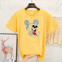 2040*เสื้อยืดแขนสั้นพร้อมส่ง 8สี ลายการ์ตูน ขายดีตามเทรนต์ ลายน่ารัก สีสันสดใส่น่ารัก ใส่ได้ทั้งหญิงและชาย (S-3XL) **ปลีก-ส่ง***