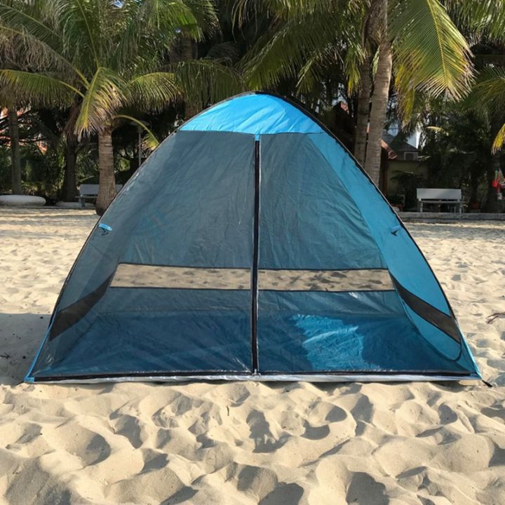 gauze-net-tent-automatic-beach-tent-fully-automatic-2-second-quick-opening-anti-mosquito-beach-sunshade-tent-outdoor-hiking-camping-tent