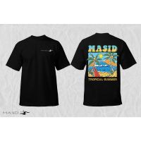 2023 New การออกแบบกะโหลกศีรษะ MASID MSD CLOTHING By Geo Ong Tops T Shirt Tropical Summer