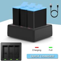 【Cod】 GenKeys.Online 3-Way USB Charger สำหรับ Hero 9 Black Charger 3ช่อง Smart Charger Dock Indicator สำหรับ9อุปกรณ์เสริม