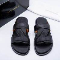 New รองเท้าแตะแบบสวม โบตเตกา เวเนตา Men’s Sandal มาพร้อมกล่องอุปกรณ์ตามรูป ถ่ายรูปจากสินค้าจริง Size 40-45