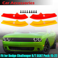 กันชนหน้า S Plitter สปอยเลอร์ D Iffuser ยามปกลิปพลั่วป้องกันแถบเหมาะสำหรับ Dodge Challenger Rt Scat แพ็ค2015-2022