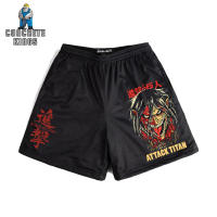 2023 newAnime Shorts Men Women Attack on Titan Gym Shorts Manga Print Baggy Quick Dry Mesh Casual Short Pants Workout Fitness Running