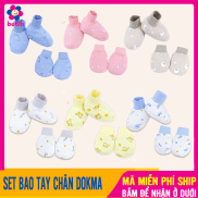 Set Bao Tay Chân Dokma Cho Bé Sơ Sinh Mềm Mại, Thoáng Mát, Nhiều Họa Tiết