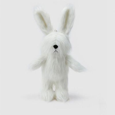 ▣ஐ❆ UR2023 new furry color small chain backpack cute cartoon fashion rabbit year long fur rabbit rabbit shoulder bag