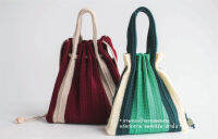 คู่มือการถัก แพทเทิร์นกระเป๋าโครเชต์ YARN-A Olio Pleated Bag Pattern (กระดาษพิมพ์ 4 สี อย่างดี)