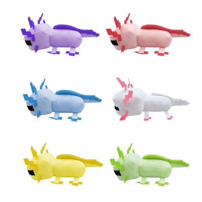 Easy Way Get Blue Axolotl Minecraft Minecraft Axolotl Stuffed Animal - Game Cartoon - Aliexpress