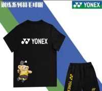 แจ็กเก็ตแบตมินตันแห้งเร็วระบายอากาศได้ดีสำหรับผู้ชายและผู้หญิง Yonex2023กีฬากลางแจ้งใส่สบายเล่นกีฬาซึมซับเหงื่อ