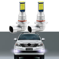 2ชิ้น LED หลอดไฟตัดหมอกสำหรับโตโยต้า Fortuner 2012 2013 2014 2015ด้านหน้าไฟตัดหมอกสีขาว C An BUS