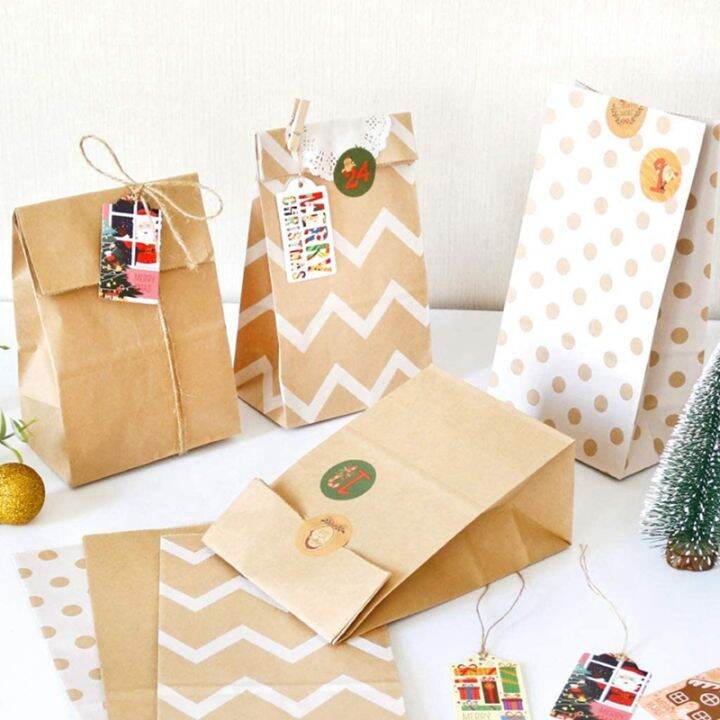 24-sets-christmas-calendar-bags-1-24-calendar-kraft-paper-candy-bag-xmas-party-bags