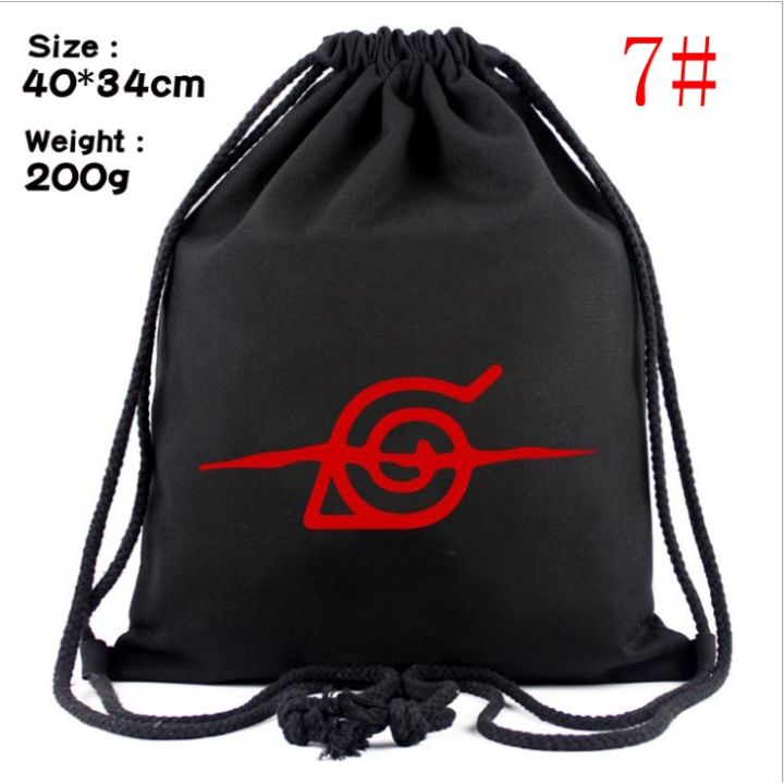 กระเป๋าเป้สะพายหลังพิมพ์ลาย-anime-naruto-kakashi-sharingan-drawstring