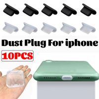 10Pcs Silicone Phone Dust Plug with Box Charging Port Rubber Plug Dustproof Cover Cap for Iphone 14 Pro Max 13 12 X XS 7 8 Plus