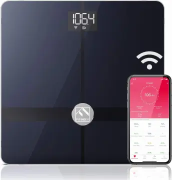 FITINDEX Smart Digital Body Weight Scale, Bluetooth BMI Bathroom