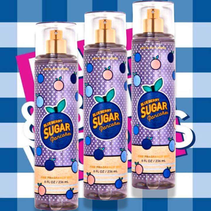 Blueberry Sugar Pancakes Bath And Body Works Bbw Fine Fragrance Mist 236ml Full Bottle 100