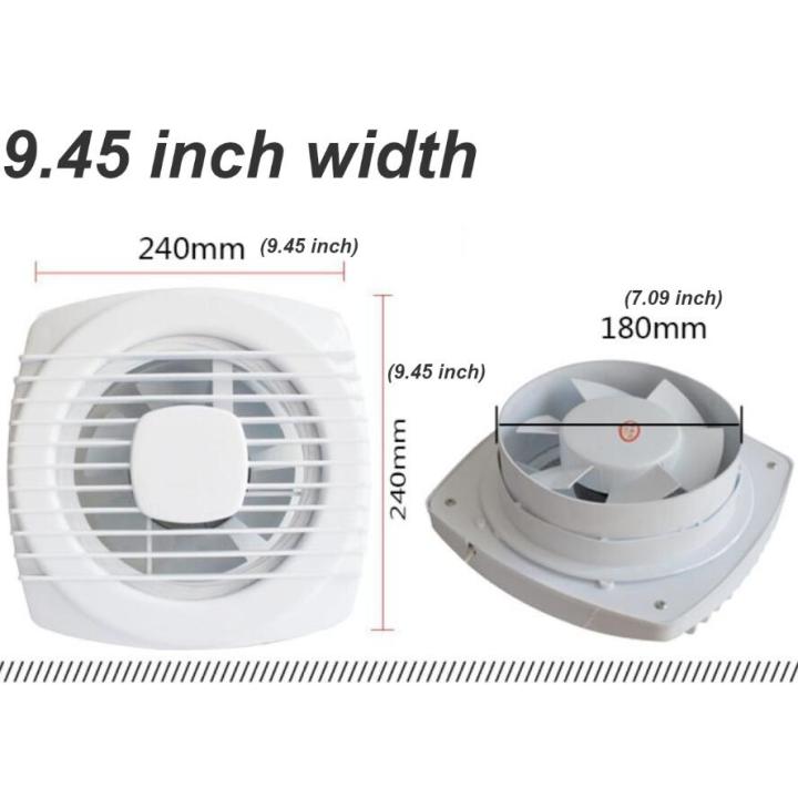 220V 467inch silence Ventilating Strong Exhaust Extractor Fan for Window Wall Bathroom Toilet Kitchen Mounted 110150180mm