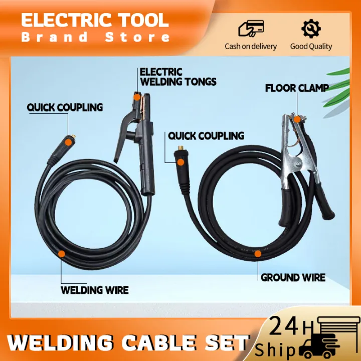 QLT Universal Welding Cable Set 3 Meter Ground Cable +10 Meter